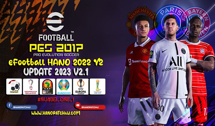 دانلود هانو پچ eFootball HANO 2022 V2 برای بازی PES 2017