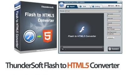 دانلود برنامه تبدیل فلش به ThunderSoft Flash to HTML5 Converter 4.9.0 – HTML5